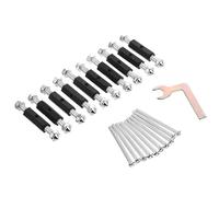 Vaguelly Kit Riparazione Cassette Elettriche 86 con 10 Viti in Metallo e 1 Chiave in Nailon per Riparare Scatole di Giunzione e Prese a Muro