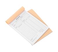 Vaguelly Libro Fatture Triplice Copia, 2 Pezzi in Carta, Blocco Ricevute con Lavagna Robusta, per Panetterie e Gestione Ordini