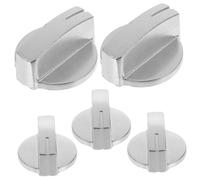 Vaguelly Manopola Cucina Gas Manopola Controllo Gas Set 5 Pezzi Per Accensione e Spegnimento Superficie Liscia