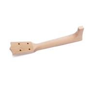 Vaguelly Maple Ukulele Neck Replacement Maple Guitar Neck for Professionals and Amateurs Heavy Wear-resistant Material for Standard Ukuleles