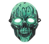 Vaguelly Maschera Luminosa Tema Teschio per Halloween Design Spaventoso Glow in The Dark Accessori per Costumi e Feste Tema Comfortabile e Regolabile per Adulti e Ragazzi