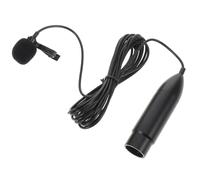 Vaguelly Microfono Lavalier Condensatore Xlr Interfaccia Xlr Tre Pin Design Portatile Riduzione Del Rumore Adatto Discorsi Registrazioni e Trasmissioni in Clip Da Bavero Riutilizzabile Incl