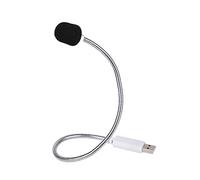 Vaguelly Microfono Per Computer Portatile Microfono Da Tavolo Per Chat Giochi Uso Domestico Grigio Argento