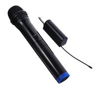 Vaguelly Microfono Wireless Portatile con Risposta in Frequenza 100hz-20khz Nero per Karaoke e Corpo in Plastica con Suono Chiaro per Casa e Feste All'aperto