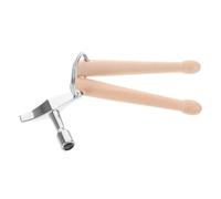 Vaguelly Mini Drum Mallet Keychain For Drummers Portable Wooden Percussion Accessory Stylish Backpack Charm Secure Key Ring Drummer Present