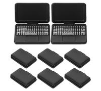 Vaguelly Mini laptop per casa delle bambole da 8 pezzi: laptop per casa delle bambole in miniatura - computer giocattolo pieghevoli - mini accessori per giochi di ruolo, educazione precoce e