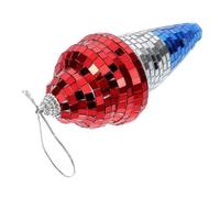 Vaguelly Mini Palla da Discoteca Forma Gelato Decorazioni per Feste Compleanni e Matrimoni Effetto Luce e Superficie Riflettente Accessorio Versatile per Bar e Club