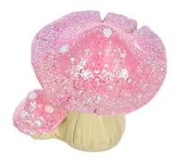Vaguelly Miniature Funghi in Resina Decorazioni Forma Fungo Per Micro Paesaggi Accessori in Miniatura Per Case Delle Bambole e Giardini Delle Fate Figure Funghi Per Vasi Da Fiori