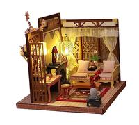 Vaguelly Miniature House Diy Kit Led Decorazione Creativa Per Camere Per e Casa Resistente e Delicata