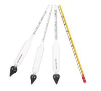 Vaguelly Misuratore Di Contenuto Alcolico in Vetro Alcolometro Per Vino Strumento Di Misura Del Tasso Alcolico Per Distillazione e Miscelazione