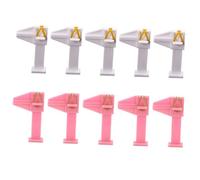 Vaguelly Morsetto Di Posizionamento Del Chiodo Per Nail Art, Set Da 10 Pezzi Di Strumenti Di Fissaggio Leggeri in Plastica Per Saloni e Uso Domestico, Accessori Per Manicure e Pedicure Professionale