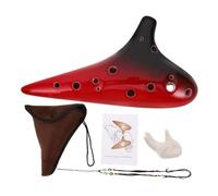 Vaguelly Ocarina C in Ceramica Stabile Strumento Musicale per Principianti e Musicisti Tonalità Ricca e Versatile Adatto Varie Tecniche e Generi Musicali