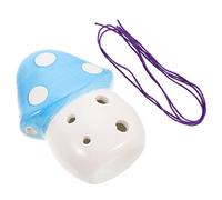 Vaguelly Ocarina Portatile A 6 Fori Con Design A Fungo Strumento Musicale Educativo Per Ragazzi E Ragazze Giocattolo Per Principianti Casuale