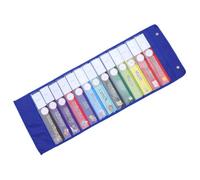 Vaguelly Organizer Da Appendere Per Tabelle Tascabili Borsa Portaoggetti Trasparente in Oxford Supporto Per Programma Giornaliero e Calendario Scolastico Per Facile Organizzazione e