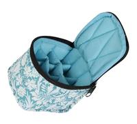 Vaguelly Organizer per Smalti per Unghie 9 Bottiglie 15ml Borsa Porta Smalto Scomparto e Cerniera per Manicure Professionale e Viaggi Casa Ufficio