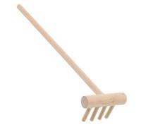 Vaguelly ornamenti a rastrello Mini rastrello Sabbia attrezzo sandbox per piccolo rastrello rastrelli da giardino oggetti di scena per il layout della scena mini rastrelli Bambù