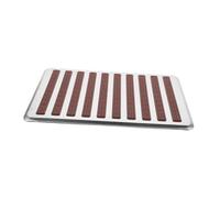 Vaguelly pedale del freno pedaliere per auto pedale di riposo del piede dell'auto Toppa per riparare il tappetino dell'auto piedini per auto accessori civici pvc Brown