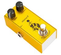 Vaguelly Pedale Effetto Tremolo per Chitarra Mini in Lega Gialla Controllo della Velocità e Dispositivo di Regolazione Fine per Ridurre la Perdita di Tono
