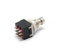 Vaguelly Pedale Per Effetti Per Chitarra 5 Pezzi Set Di Interruttori A Pedale in Metallo Bypass Nero Per Chitarra Elettrica