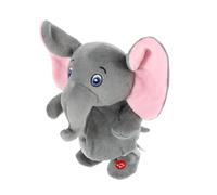 Vaguelly Peluche Interattivo A Forma Di Elefante Giocattolo Musicale Parlante Morbido Per Bambini Piccoli Giocattolo Per