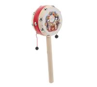 Vaguelly per gatti fortunati Pinza Culla auricolari Giocattoli per cuffie musicale rattle per scimmia cembalo tamburo a sonagli Di legno