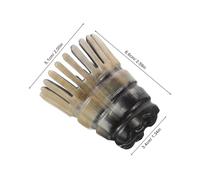 Vaguelly Pettine Massaggio Capelluto in Corno Naturale Guasha Comb per Trattamento Punti Trigger e Spazzola Shampoo Esfoliante e