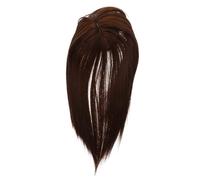 Vaguelly Pezzo parrucca invisibile molletta per finta raso Bene parrucche wig toupet extension per sottili Estensioni dei per corti fibra chimica Light Brown