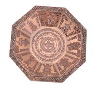 Vaguelly Piatto Ottagonale Buddista in per Offerte e Riti Sacrifici Vassoio Versatile per e Protezione Spirituale Decorazione Religiosa Retro e Raffinata e