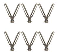 Vaguelly Picchetti Vite per Lira in Metallo Argento Accessori per Strumento Musicale 12 Pezzi Fissaggio Sicuro e Installazione Facile per Riparazioni e Sostituzioni