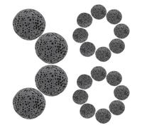 Vaguelly Pietre di Lava Vulcanica per Diffusore di Oli Essenziali, 20 Pezzi Nere, Diffusione Profumo e Purificazione Aria, per Lavoro e Spostamenti