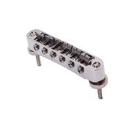 Vaguelly Ponte Tune Matic Regolabile per Chitarra Elettrica Cromato Sostituzione Fai da Te 73 Mm e Design Chic