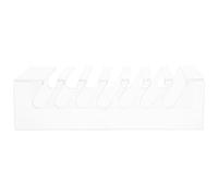 Vaguelly Porta Cellulare da Tavolo in Acrilico Trasparente 7 Scomparti, Supporto per Tablet e Dispositivi, Organizer Versatile per Scrivania Personale e Area Studio