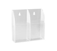 Vaguelly Porta Telecomando Acrilico e Facile da Pulire, Organizer Compatto 13x3,8x14cm per Chiavi e Telecomandi, per Aria Condizionata