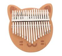 Vaguelly Portable Wooden Thumb Piano Tone Kalimba for Beginners Compact Design Easy to Play Musical Instrument for Kids and Music