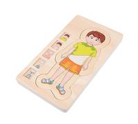 Vaguelly Puzzle Educativo Multistrato per Gioco Cognitivo Sulla Struttura Del Corpo Sviluppo Capacità Logiche e Riconoscimento Sicuro e Durevole per Apprendimento Precoce