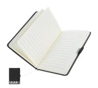Vaguelly Quaderno Musicale con Design Note Musicali, Copertina in Pu Nero, Formato A6 Portatile e Carta Liscia per Uso Ufficio e Appunti Creativi