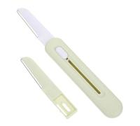 Vaguelly Rasoio Per Sopracciglia in Acciaio Resistente Per Donne Rasoio Per Durezza Del Viso e Ascelle Rifinitore Per Bikini Portatile Testina Di Ricambio