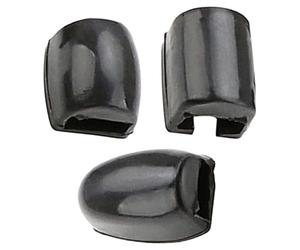 Vaguelly Rialzi per Tasti Laterali Sassofono in Silicone Nero Set da 3 Pezzi, Cuscinetti Protettivi per Dita e Strumenti a Fiato, Accessori per Musicisti Principianti e Professionisti
