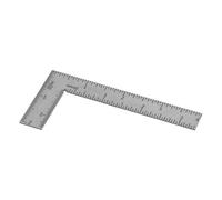Vaguelly Righello Angolare Multifunzione Righello Squadrato a Forma in Acciaio Inossidabile Argento Misurazione Precisa per Progetti di Falegnameria e Disegno Tecnico