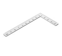 Vaguelly Righello Carpentiere in Acciaio Inox Mini Squadra per Lavori di Falegnameria Precisione Elevata con Scala Incisa Facile da Usare per Misurazioni Accurate
