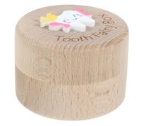 Vaguelly Scatola Per Denti Legno Con Design Intagliato Contenitore Per Memorie Infantili Per Bambine Per Occasioni Speciali