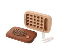 Vaguelly Scatola Per La Raccolta Dei Denti Dei Ragazzo Ragazza Legno Box Per Conservare Denti e Riccioli Del Dente Design Carino e Pratico Per Memorie Indimenticabili