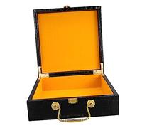 Vaguelly Scatola Portasigari in Nero Scatola Multiuso Per Sigari e Custodia Da Viaggio Per Sigari Resistente e Sicura Per Conservare e Piccoli Oggetti