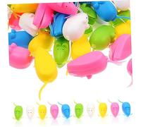 Vaguelly Scatolina Dentini da Latte in Plastica, 100 Pezzi, Superficie Liscia, Sicura da Usare, per Conservare i Dentini dei Bambini e Ricordo Crescita Stile Casuale