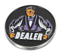 Vaguelly Segnalini Da Poker in Metallo Segnalini Da Mazziere Accessori Per Giochi D'azzardo Forniture Per Giochi Monete Premio Accessori Per Poker Gettoni Numerici Forniture Per Feste