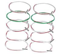 Vaguelly Set 10 Corde Guzheng Tipo B 6-10 in Metallo Elastiche Resistenti per Strumento Musicale Cinese, Accessori per Guzheng, Adatte a Principianti e Professionisti per Pratica e Performance