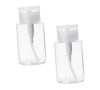 Vaguelly Set 2 Bottiglie Portatili Da Viaggio 100ml Flaconi Dispenser Per Cosmetici e Prodotti Per La Cura Della Pelle, Bottiglie Per Trucco Da Esterno a Di Perdite Per Uso Domestico e Viaggio