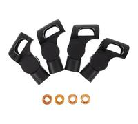 Vaguelly Set 4 Clip Porta Microfono con Morsetto da Scrivania Regolabile, Adattatori Filettati per Microfoni Dinamici a Condensatore, Supporto Stabile Antivibrazioni per Interviste