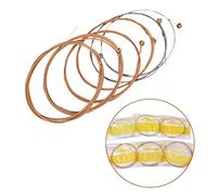 Vaguelly Set 6 Corde Per Chitarra Acustica in Acciaio Nichelato Misure Multiple 0,28-1,32 Mm Corde Per Chitarra Resistenti All’ossidazione Per Blues e Jazz