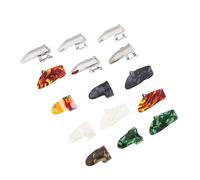 Vaguelly Set Completo Di Plettri Per Chitarra 15 Pezzi in Metallo Con Indice Per Pollice Design Sottile Adatti A Tutti I Livelli Di Abilità